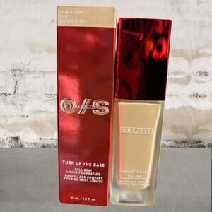 One/Size Turn Up The Base Full Beat Liquid Foundation in Fair 20 NIB